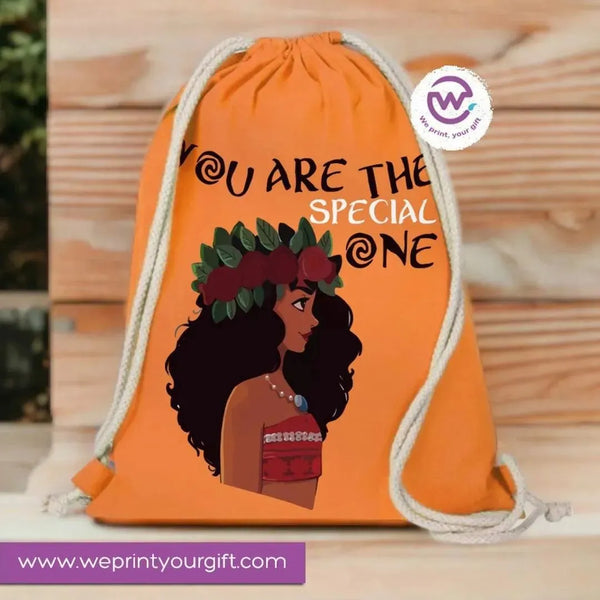 Drawstring Bag - Moana - WE PRINT