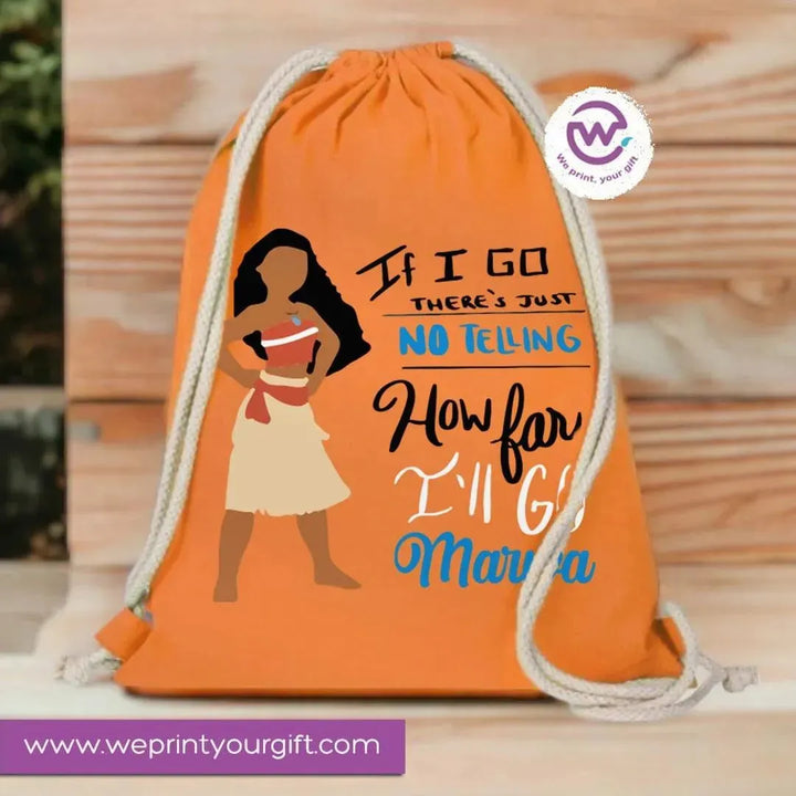 Drawstring Bag - Moana - WE PRINT