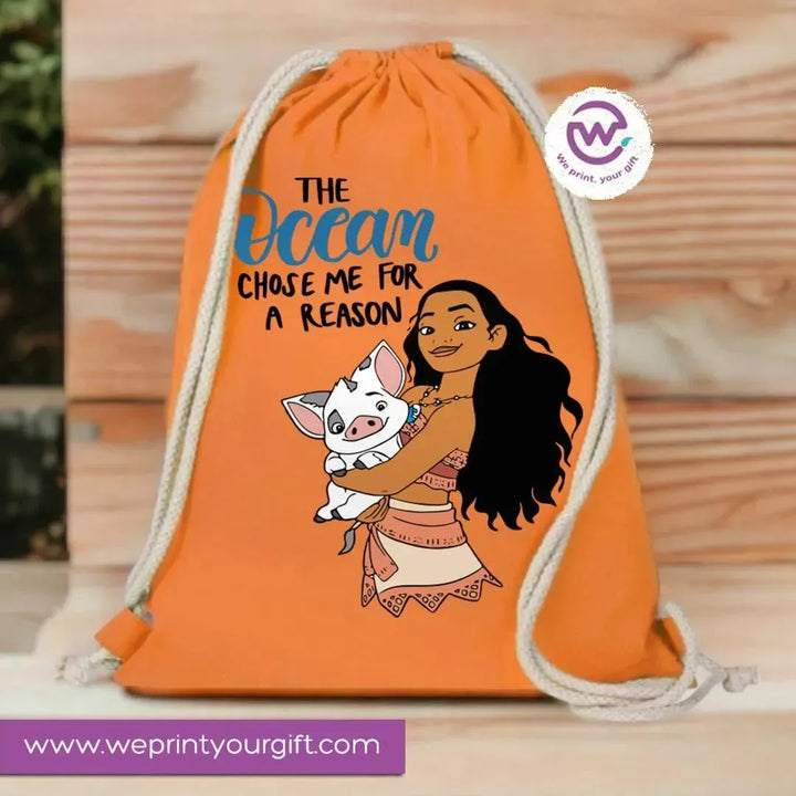 Drawstring Bag - Moana - WE PRINT