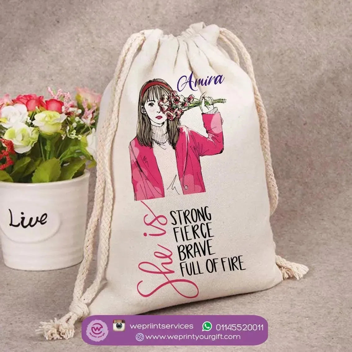 Drawstring Bag - Motivational - WE PRINT