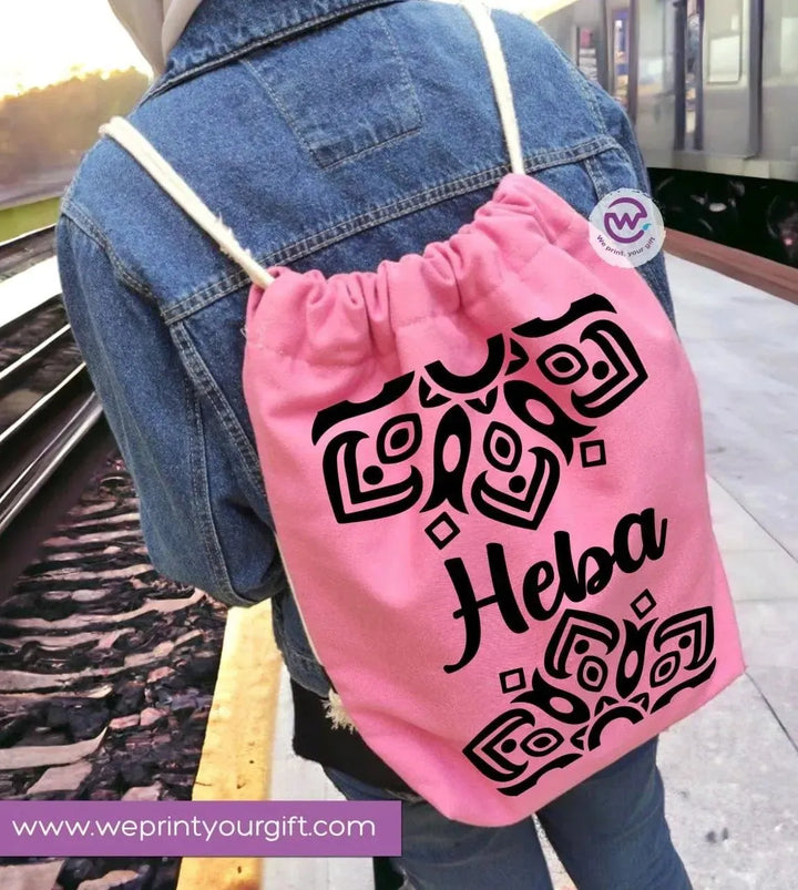 Drawstring Bag - Names-B - WE PRINT