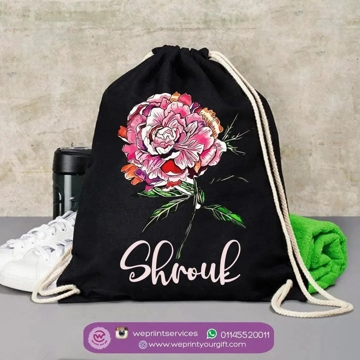 Drawstring Bag - Names - WE PRINT