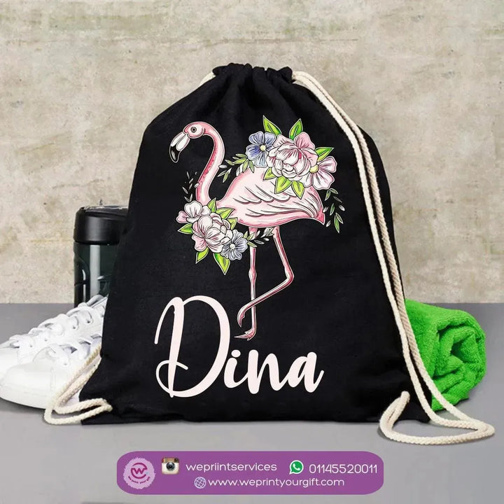 Drawstring Bag - Names - WE PRINT