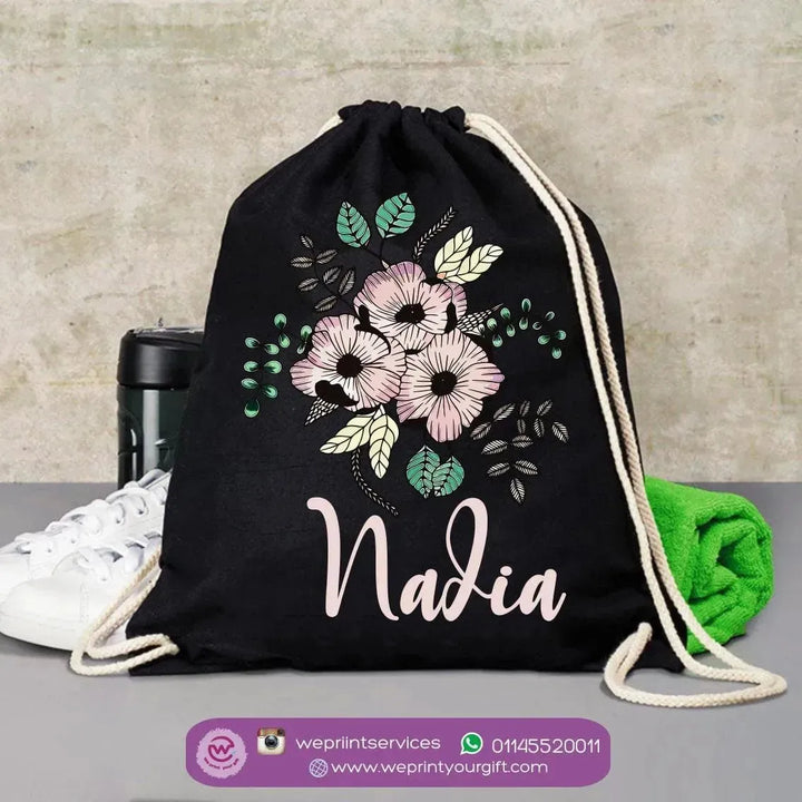 Drawstring Bag - Names - WE PRINT