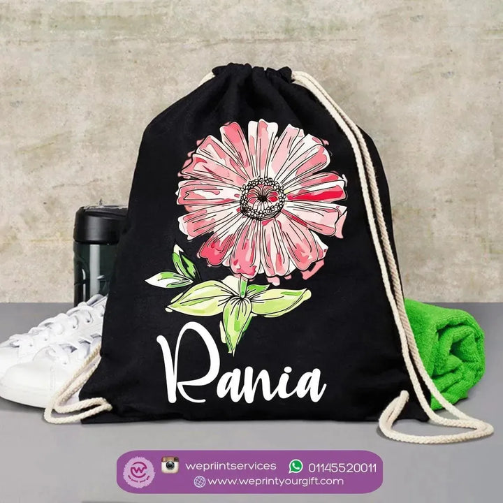 Drawstring Bag - Names - WE PRINT