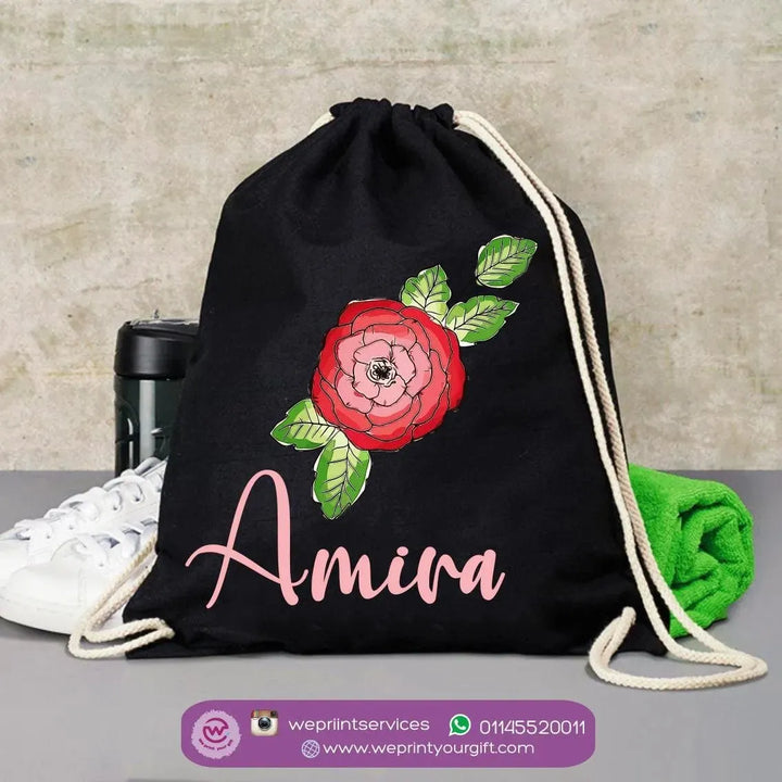 Drawstring Bag - Names - WE PRINT