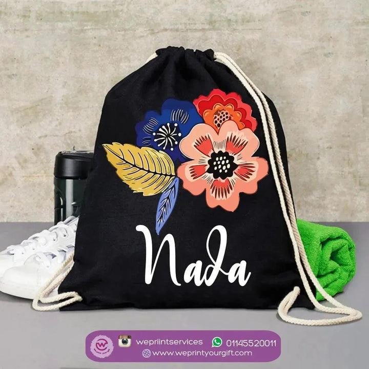 Drawstring Bag - Names - WE PRINT