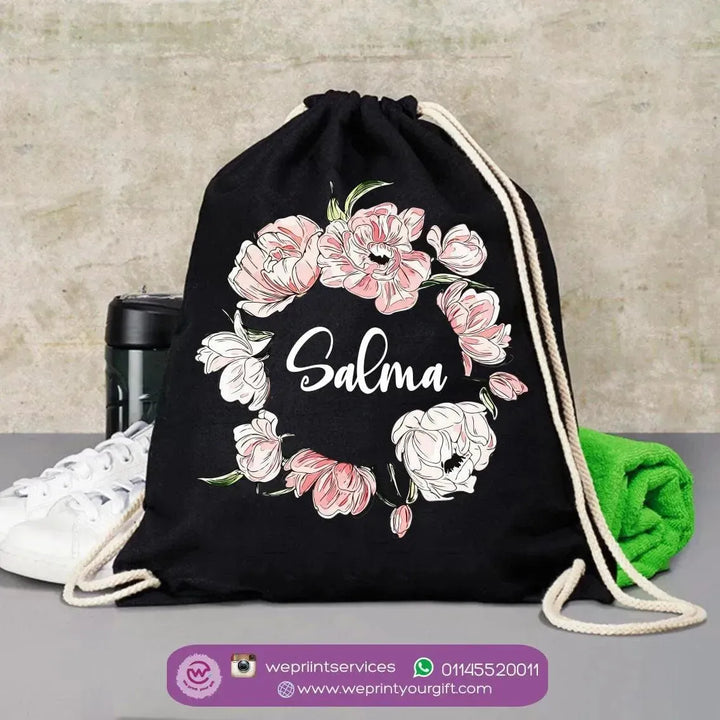 Drawstring Bag - Names - WE PRINT