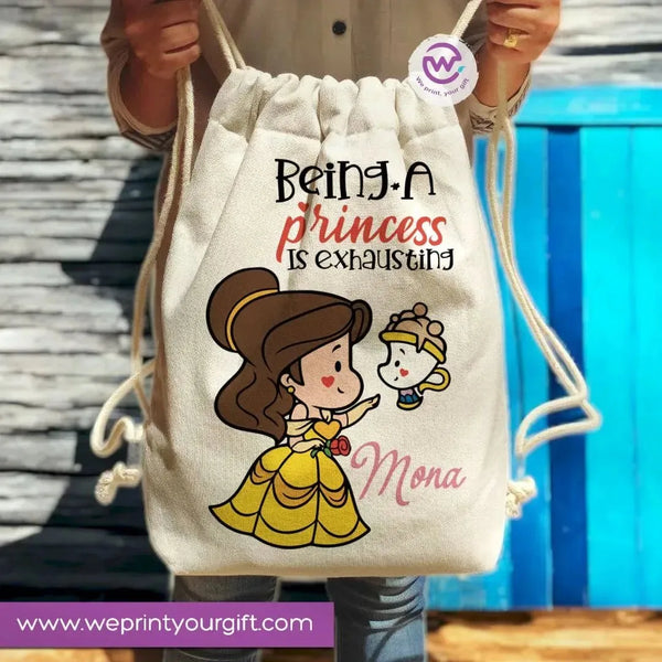 Drawstring Bag -princess - WE PRINT