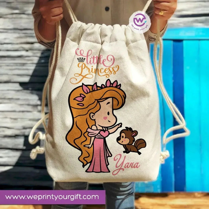 Drawstring Bag -princess - WE PRINT