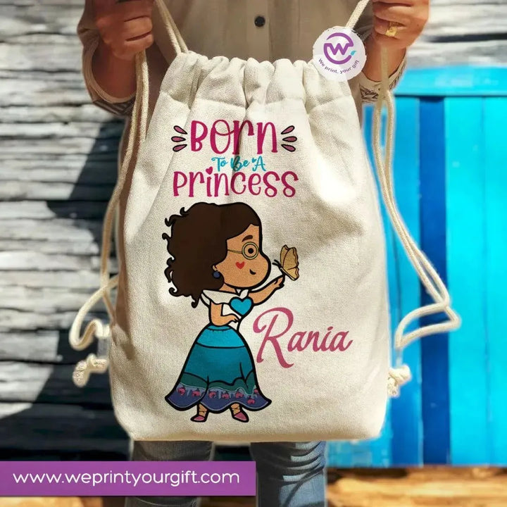 Drawstring Bag -princess - WE PRINT