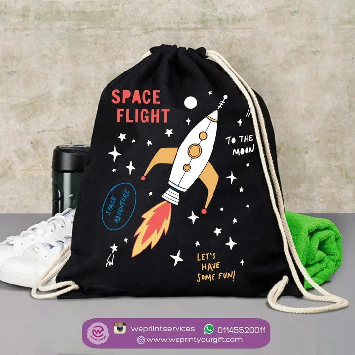 Drawstring Bag - Space - WE PRINT