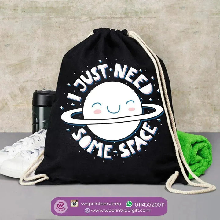 Drawstring Bag - Space - WE PRINT