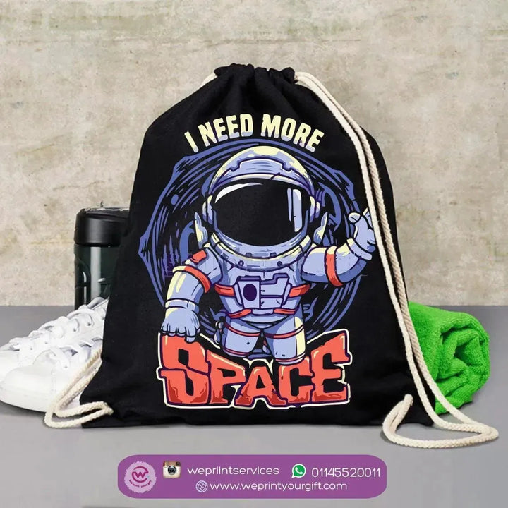 Drawstring Bag - Space - WE PRINT