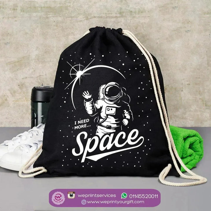 Drawstring Bag - Space - WE PRINT