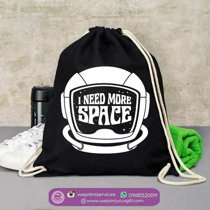 Drawstring Bag - Space - WE PRINT