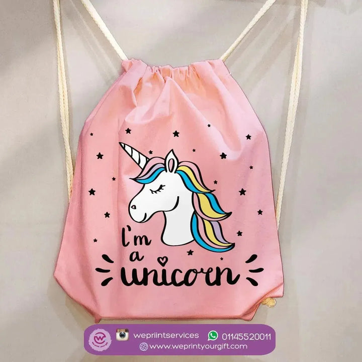 Drawstring Bag - Unicorn - WE PRINT