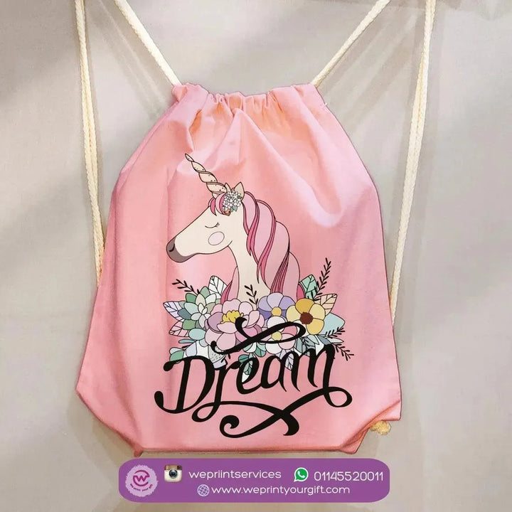 Drawstring Bag - Unicorn - WE PRINT