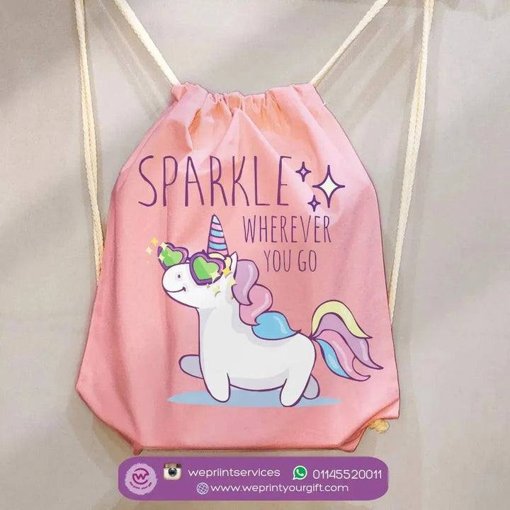 Drawstring Bag - Unicorn - WE PRINT