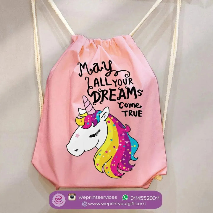 Drawstring Bag - Unicorn - WE PRINT