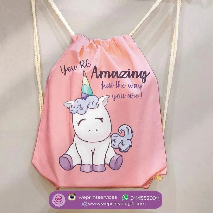 Drawstring Bag - Unicorn - WE PRINT