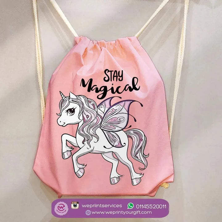 Drawstring Bag - Unicorn - WE PRINT