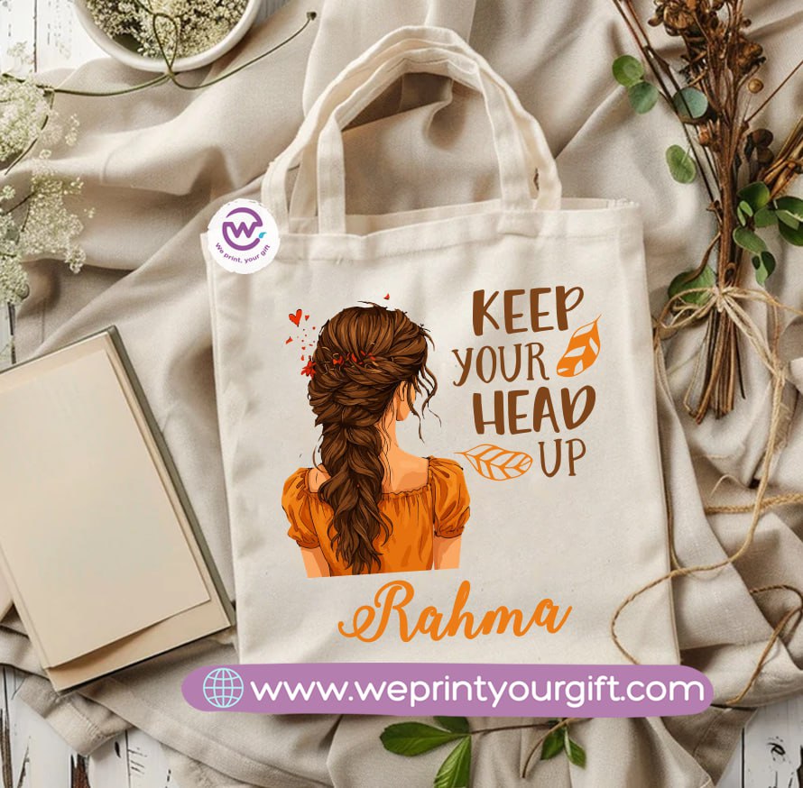 Retro Motivational Canvas Tote Bag – Vintage-Inspired Positive Quotes