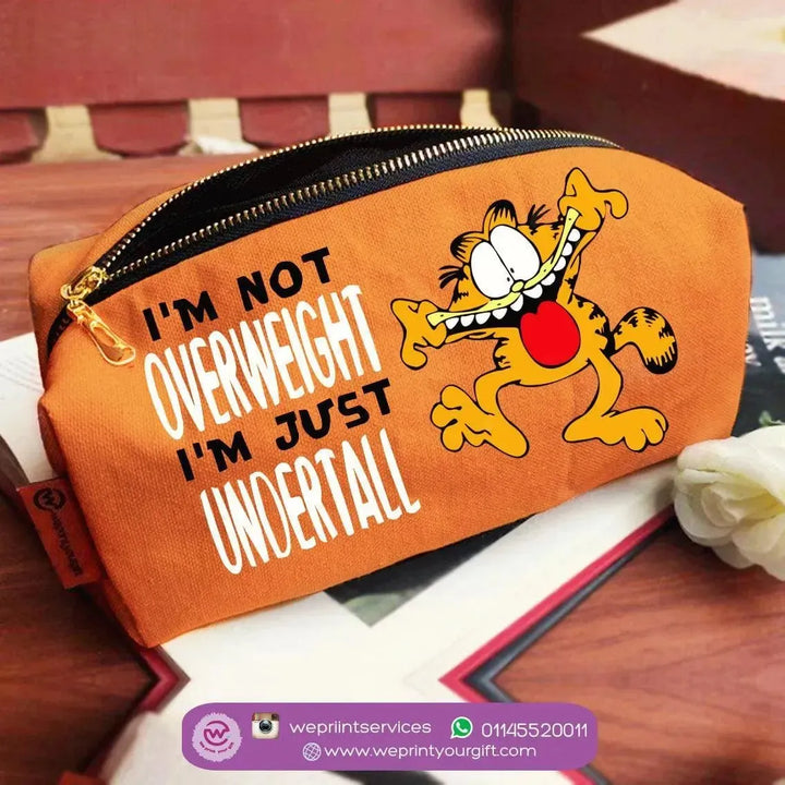 Fabric Boxy Pouch Makeup - Garfield - WE PRINT