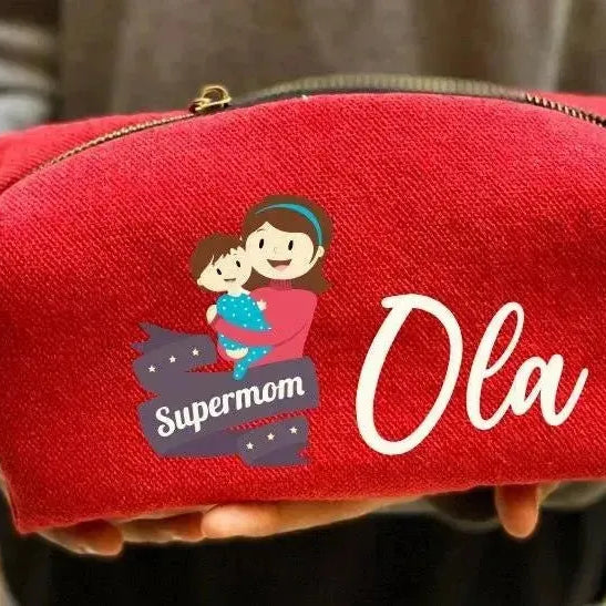 Fabric Boxy Pouch Makeup - Mother's Day 1 - WE PRINT