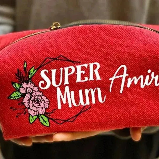 Fabric Boxy Pouch Makeup - Mother's Day 1 - WE PRINT