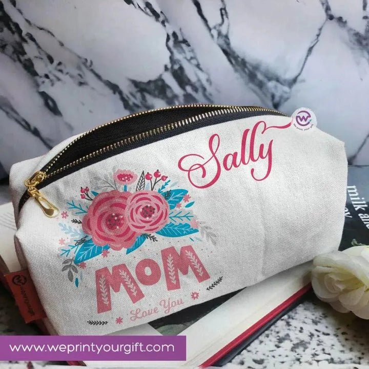 Fabric Boxy Pouch Makeup - Mother's Day - WE PRINT