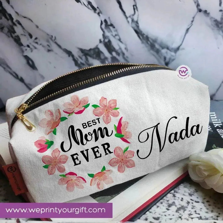 Fabric Boxy Pouch Makeup - Mother's Day - WE PRINT