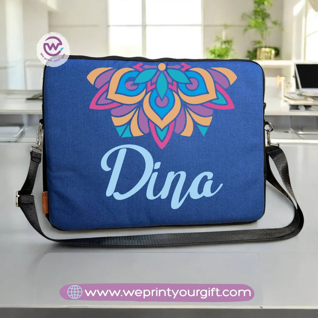Fabric Laptop Sleeve- Mandala - WE PRINT