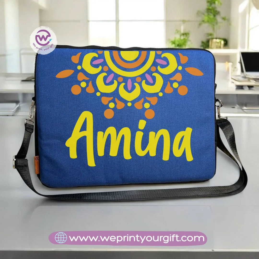 Fabric Laptop Sleeve- Mandala - WE PRINT
