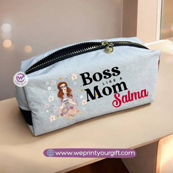 Fabric Makeup Bag- Mom designs - WE PRINT