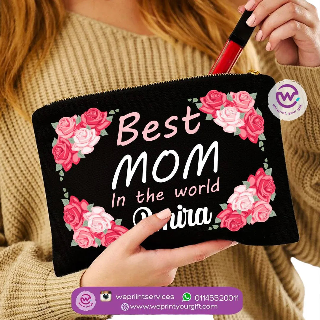 Fabric Makeup Bag- Mother’s Day - WE PRINT