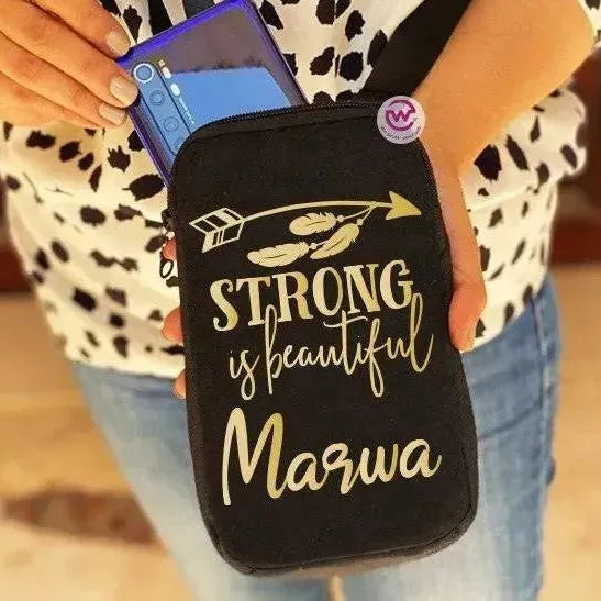 Fabric Mobile Cover -Golden Designs - WE PRINT