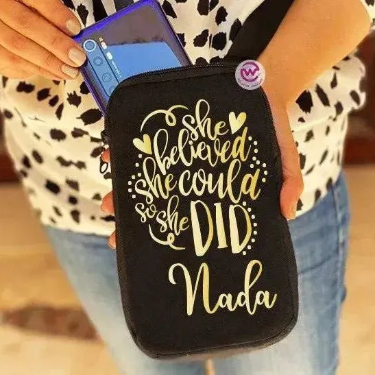 Fabric Mobile Cover -Golden Designs - WE PRINT