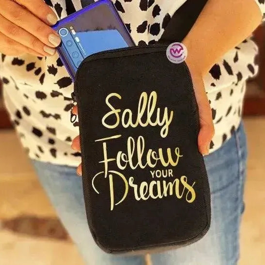 Fabric Mobile Cover -Golden Designs - WE PRINT