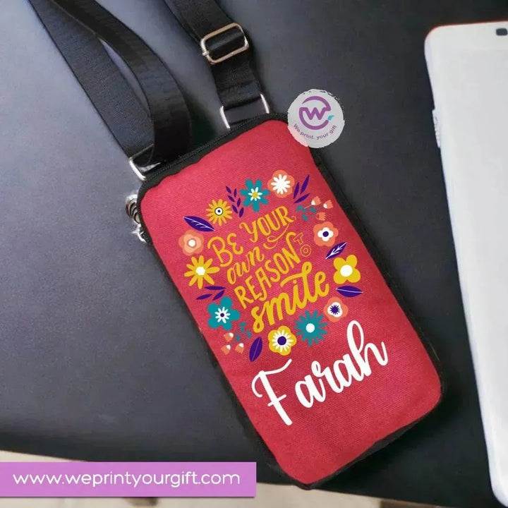 Fabric Mobile Cover - Motivational quotes -B - WE PRINT