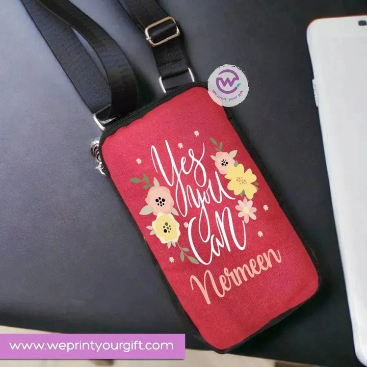 Fabric Mobile Cover - Motivational quotes -B - WE PRINT