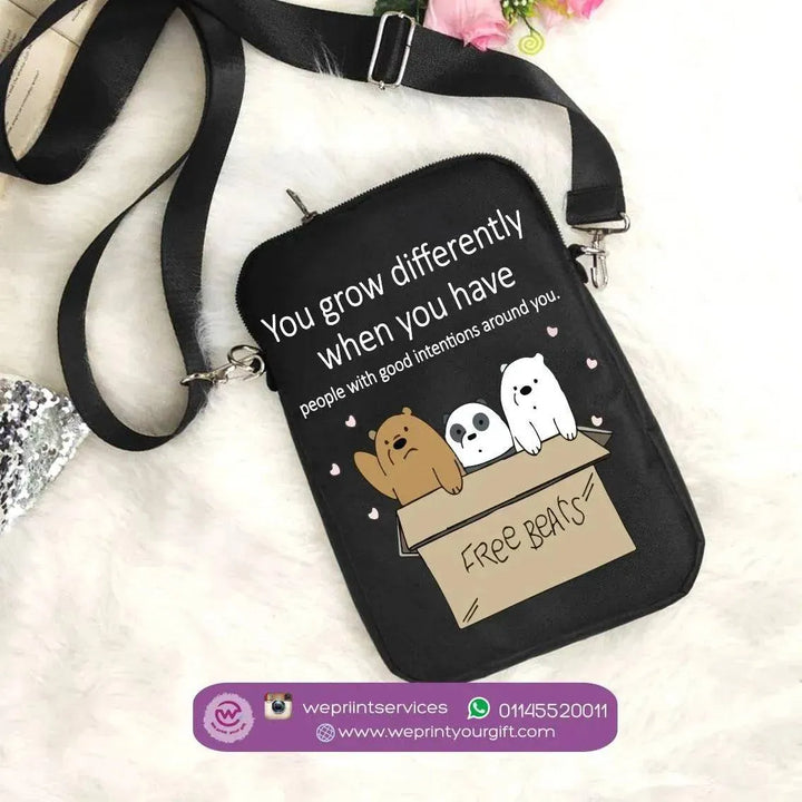 Fabric Mobile Cover - Three Bears - WE PRINT