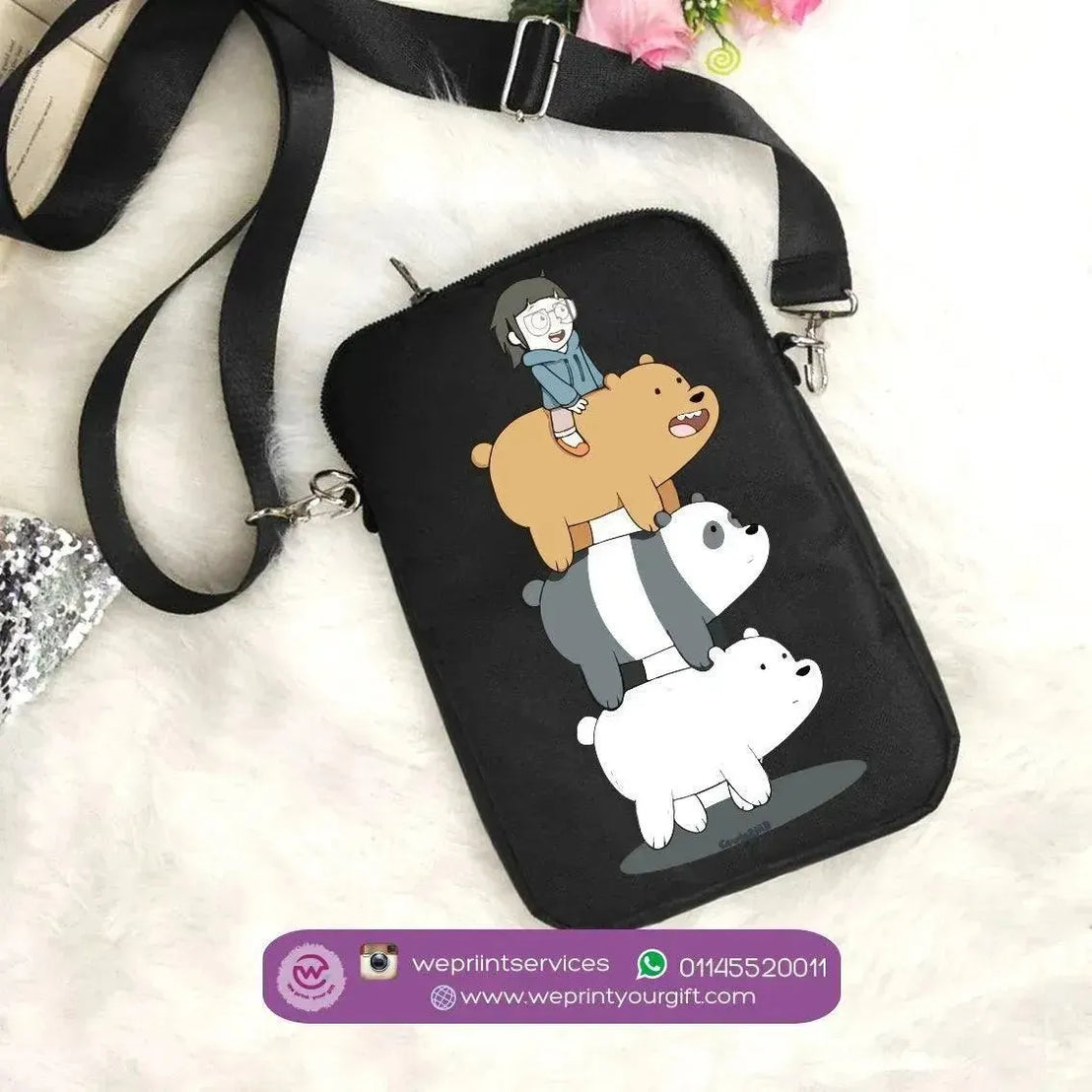 Fabric Tablet Covers - Three Bears - WE PRINT