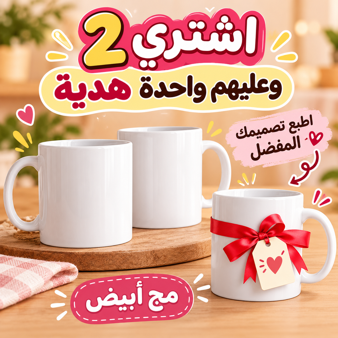 Ordinary White Mug - Buy 2 get 1 Free