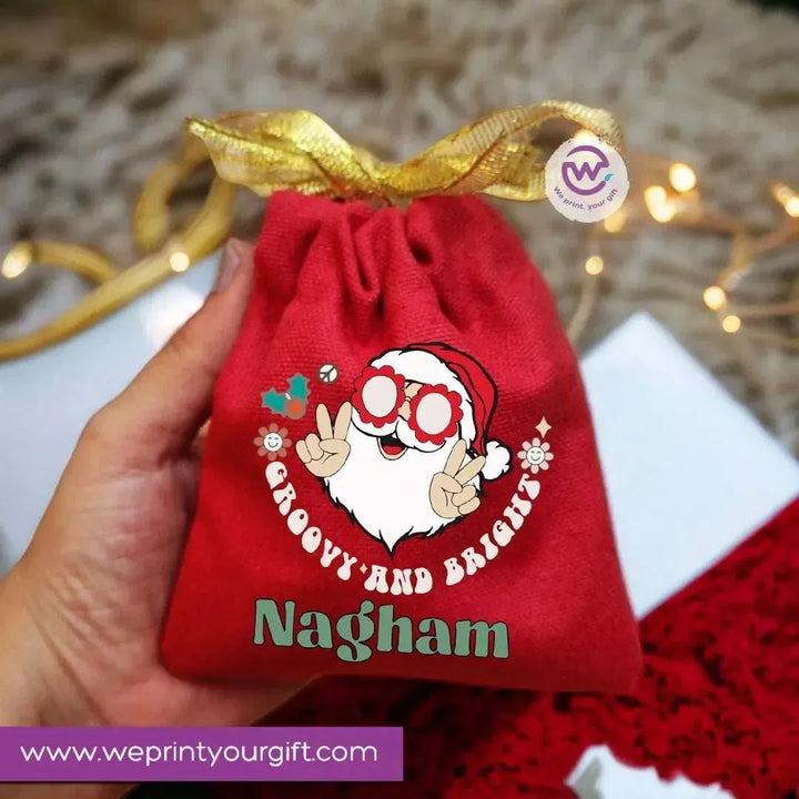 Gift Bags-Christmas -Names - WE PRINT