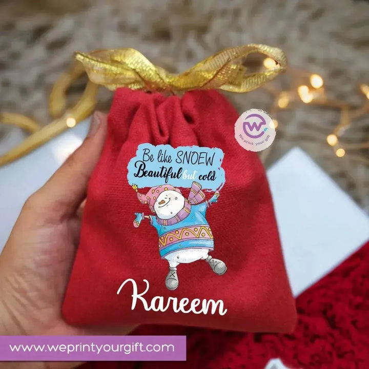 Gift Bags-Christmas -Names - WE PRINT