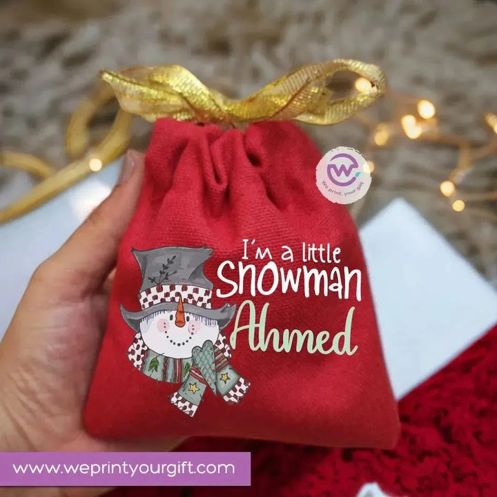 Gift Bags-Christmas -Names - WE PRINT