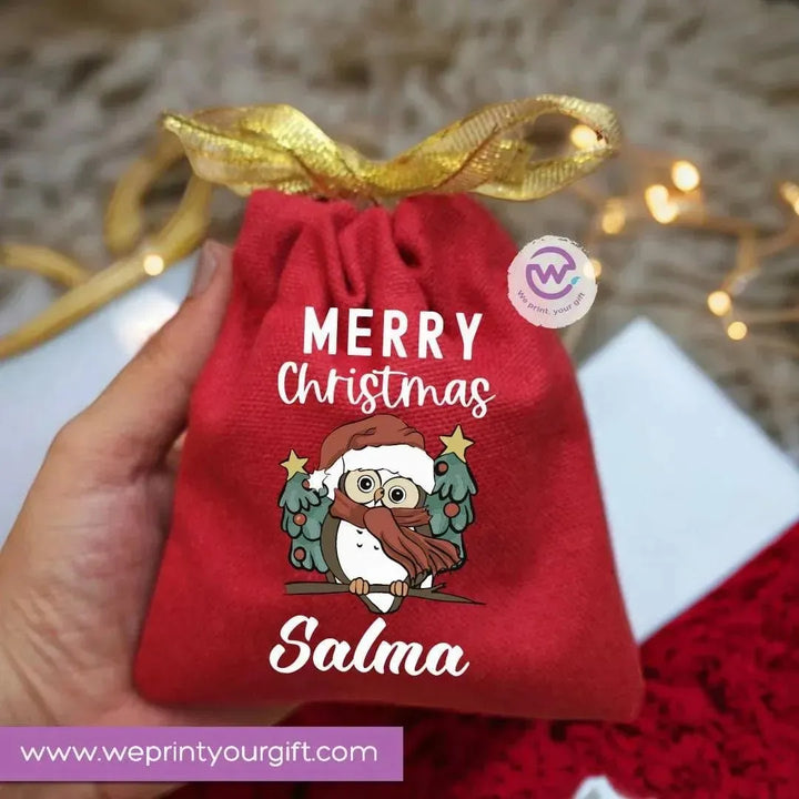 Gift Bags-Christmas -Names - WE PRINT