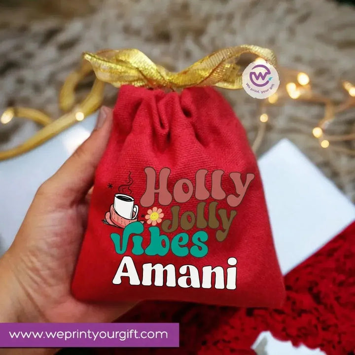 Gift Bags-Christmas -Names - WE PRINT