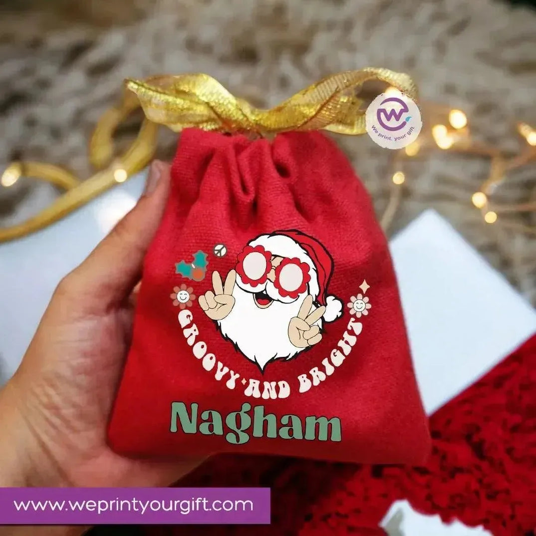 Gift Bags-Christmas -Names - WE PRINT